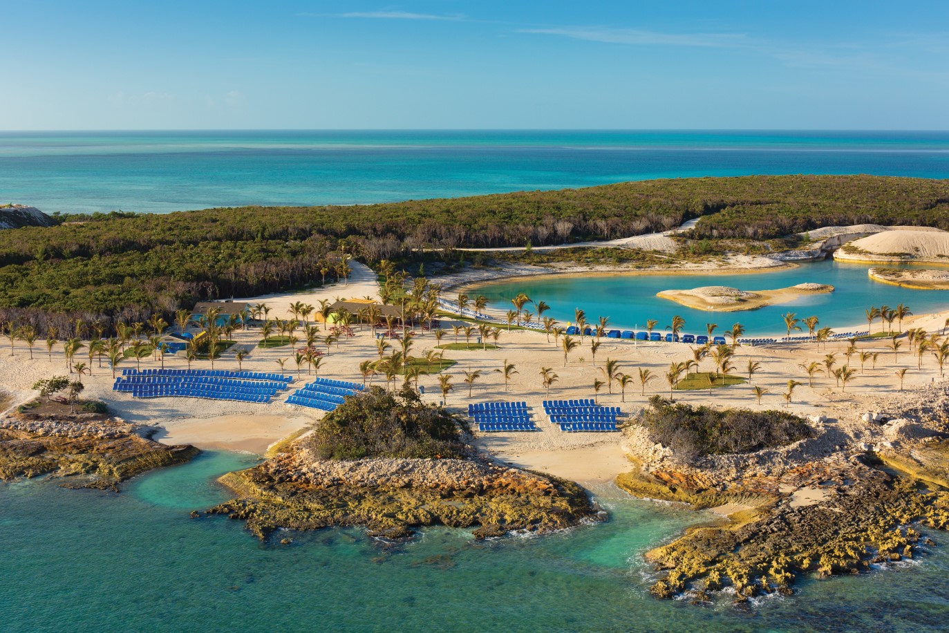 Five Faves Idyllic Escapes. Cruise lines’ private islands offer perfect beach days — and so